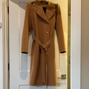 Chic Rose gold Women's Trench Coat M